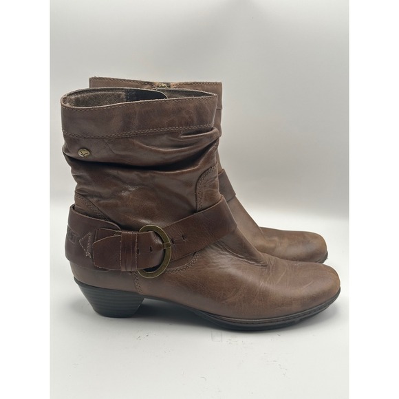 Pikolinos Brujas Brown Buckle Leather Boots Size EU 38/ US 7.5‎ - Picture 1 of 10